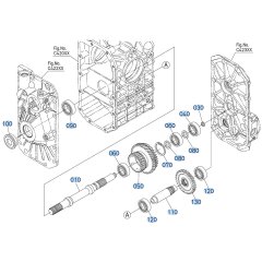 Clutch Shaft Assembly for Kubota ZD1211-3 Zero-Turn Mower