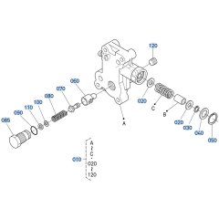 Control Valve Assembly for Kubota ZD1211 Zero-Turn Mower