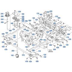 Mower Lift Arm Assembly for Kubota ZD1211 Zero-Turn Mower