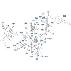 Control Lever Assembly for Kubota ZD1211 Zero-Turn Mower