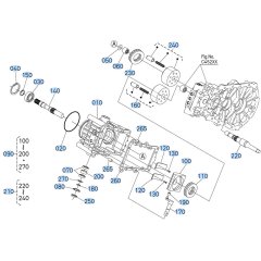 Hydrostatic Transmission Assembly for Kubota ZD1211 Zero-Turn Mower