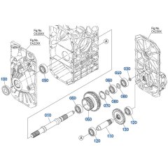 Clutch Shaft Assembly for Kubota ZD1211 Zero-Turn Mower
