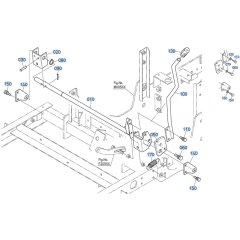 Parking Brake Assembly for Kubota ZD18 Zero-Turn Mower