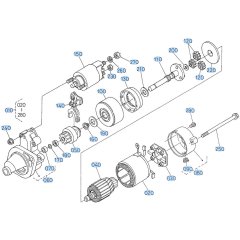 Starter Assembly for Kubota ZD18 Zero-Turn Mower