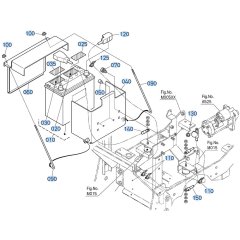 Battery Assembly for Kubota ZD18 Zero-Turn Mower