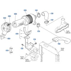Air Cleaner Assembly for Kubota ZD18 Zero-Turn Mower