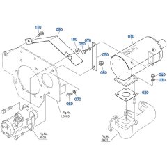 Muffler Assembly for Kubota ZD18 Zero-Turn Mower