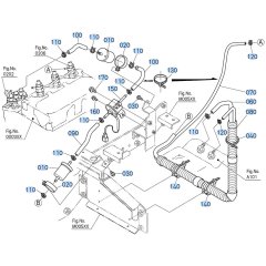 Fuel System Assembly for Kubota ZD18 Zero-Turn Mower