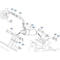 Lift Cylinder Assembly for Kubota ZD18 Zero-Turn Mower