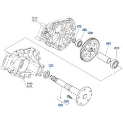 Rear Axle Assembly for Kubota ZD18 Zero-Turn Mower