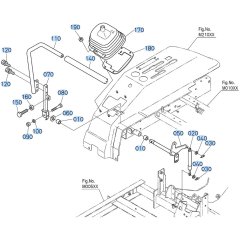 Control Lever (RH) Assembly for Kubota ZD18 Zero-Turn Mower