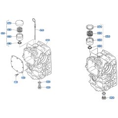 Transmission Case Assembly for Kubota ZD18 Zero-Turn Mower