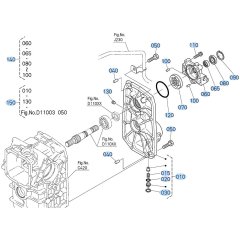 Charge Pump Case Assembly for Kubota ZD18 Zero-Turn Mower