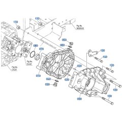 Rear Axle Case (LH) Assembly for Kubota ZD18 Zero-Turn Mower