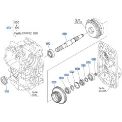 Clutch Shaft Assembly for Kubota ZD18 Zero-Turn Mower