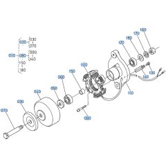Dynamo Assembly for Kubota ZD18 Zero-Turn Mower