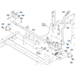 Hand Brake Assembly for Kubota ZD21 Zero-Turn Mower