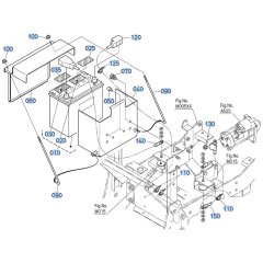 Battery Assembly for Kubota ZD21 Zero-Turn Mower