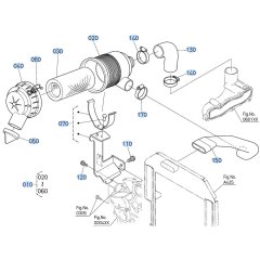 Air Cleaner Assembly for Kubota ZD21 Zero-Turn Mower