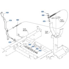 Accelerator Lever Assembly for Kubota ZD21 Zero-Turn Mower