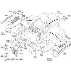 Decals for Kubota ZD21 Zero-Turn Mower
