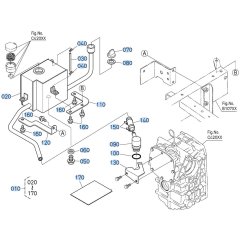 Oil Reserve Tank Assembly for Kubota ZD21 Zero-Turn Mower