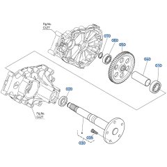 Rear Axle Assembly for Kubota ZD21 Zero-Turn Mower