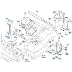 Speed Control Lever (LH) Assembly for Kubota ZD21 Zero-Turn Mower