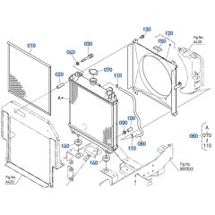 Radiator Assembly for Kubota ZD21 Zero-Turn Mower