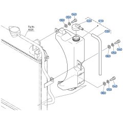 Reserve Water Tank Assembly for Kubota ZD21 Zero-Turn Mower