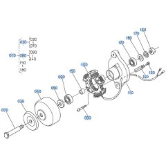 Dynamo Assembly for Kubota ZD21 Zero-Turn Mower
