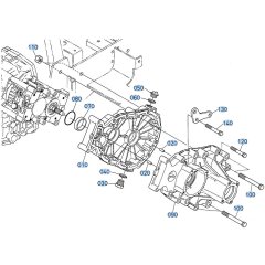 Rear Axle Case (LH) Assembly for Kubota ZD28 Zero-Turn Mower
