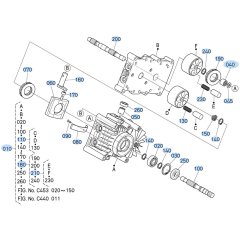 Hydrostatic Transmission Assembly for Kubota ZD28 Zero-Turn Mower