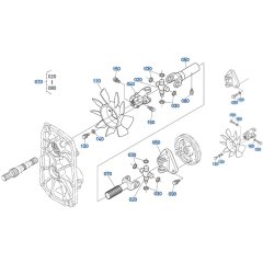 Universal Joint Assembly for Kubota ZD28 Zero-Turn Mower