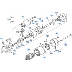 Starter Assembly for Kubota ZD28 Zero-Turn Mower