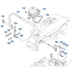 Speed Control Lever (RH) Assembly for Kubota ZD28 Zero-Turn Mower