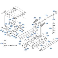 Seat Assembly -1 for Kubota ZD28 Zero-Turn Mower