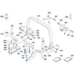 ROPS Assembly for Kubota ZD28 Zero-Turn Mower