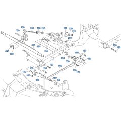 Lift Shaft Assembly for Kubota ZD28 Zero-Turn Mower