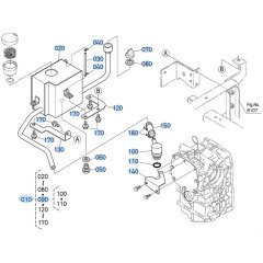 Oil Reserve Tank Assembly for Kubota ZD28 Zero-Turn Mower