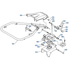 Handle Assembly for Kubota AT70S Tiller