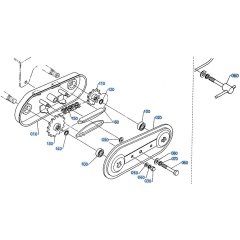 Chain Case Assembly for Kubota AT70S Tiller