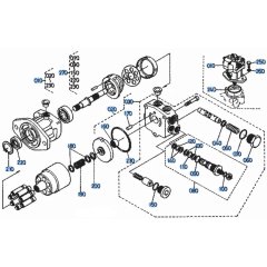 Swivel Motor Assembly for Kubota KH101 Mini Excavator