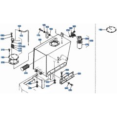 Oil Tank Assembly for Kubota KH101 Mini Excavator