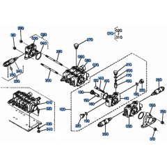 Control Valve Assembly for Kubota KH101 Mini Excavator