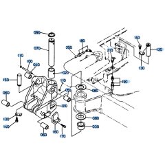 Swing Bracket Assembly for Kubota KH151 Mini Excavator