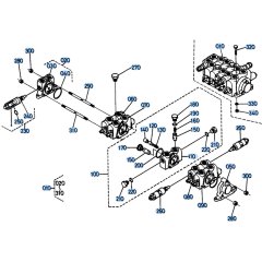 Control Valve Assembly for Kubota KH151 Mini Excavator
