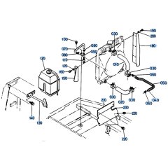 Water Pipe Assembly for Kubota KH151 Mini Excavator