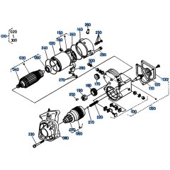 Starter Assembly for Kubota KH151 Mini Excavator