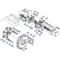 Pump Housing Assembly for Kubota KH191 Mini Excavator